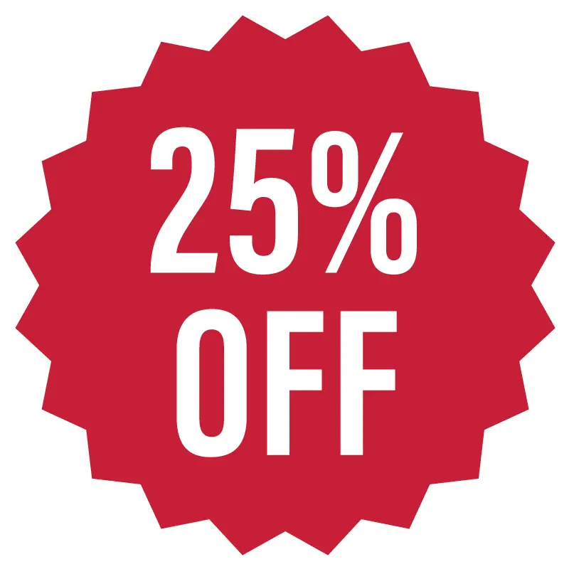 25% Off